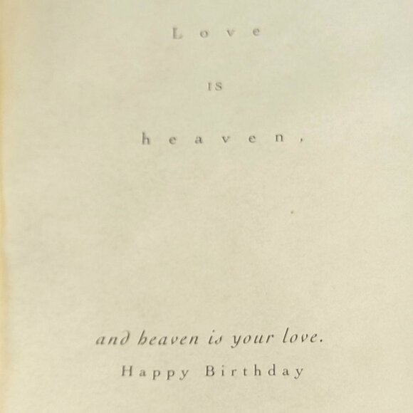 Vintage Hallmark Card Paper Mache Natural Leaves Flowers Angel Birthday Heaven - Picture 5 of 11